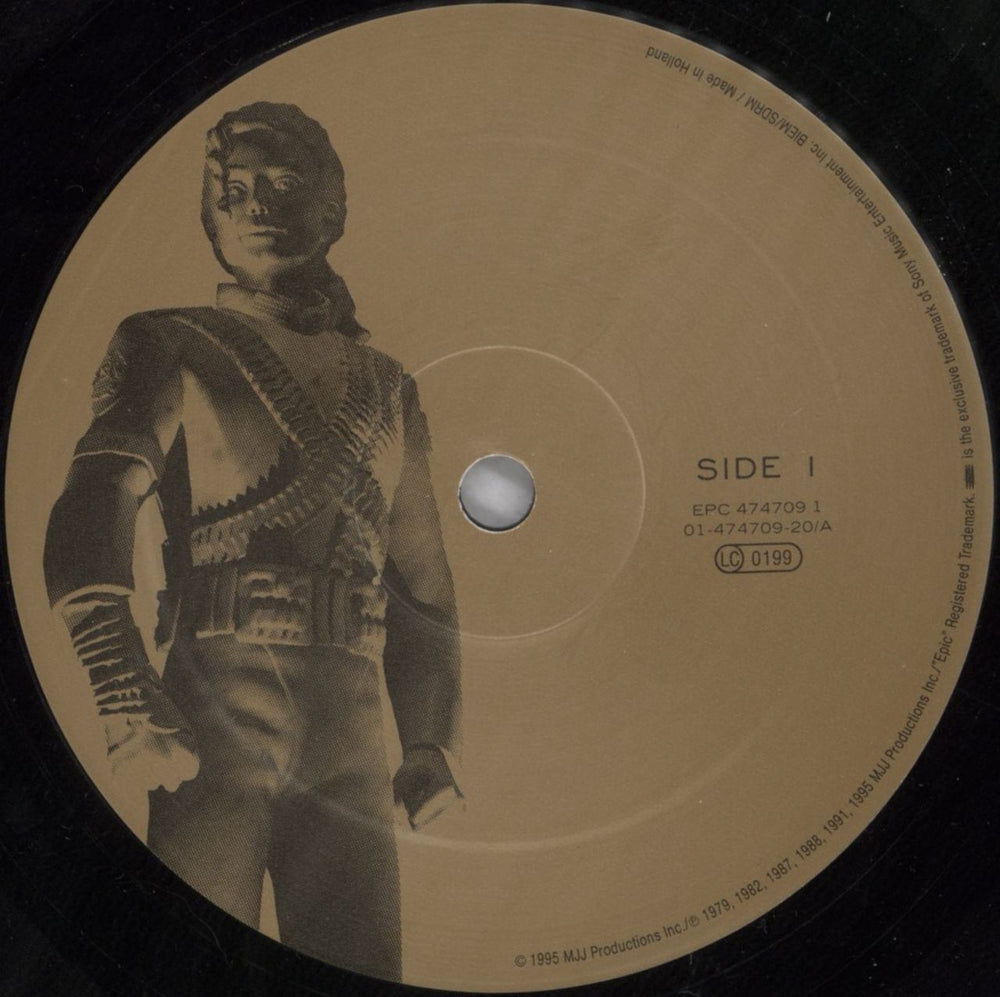 Michael Jackson History - Past, Present And Future Book 1 - VG Sleeve Dutch 3-LP vinyl record set (Triple LP Album) M-J3LHI820975