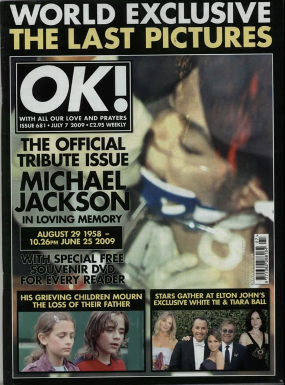 Michael Jackson OK! Magazine - 7th, 14th & 21st July 2009 Issues UK magazine 3 MAGAZINES