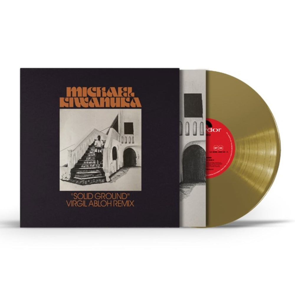 Michael Kiwanuka Solid Ground - Virgil Abloh Remix - Gold Vinyl - Sealed UK 10" vinyl single (10 inch record) 3509129