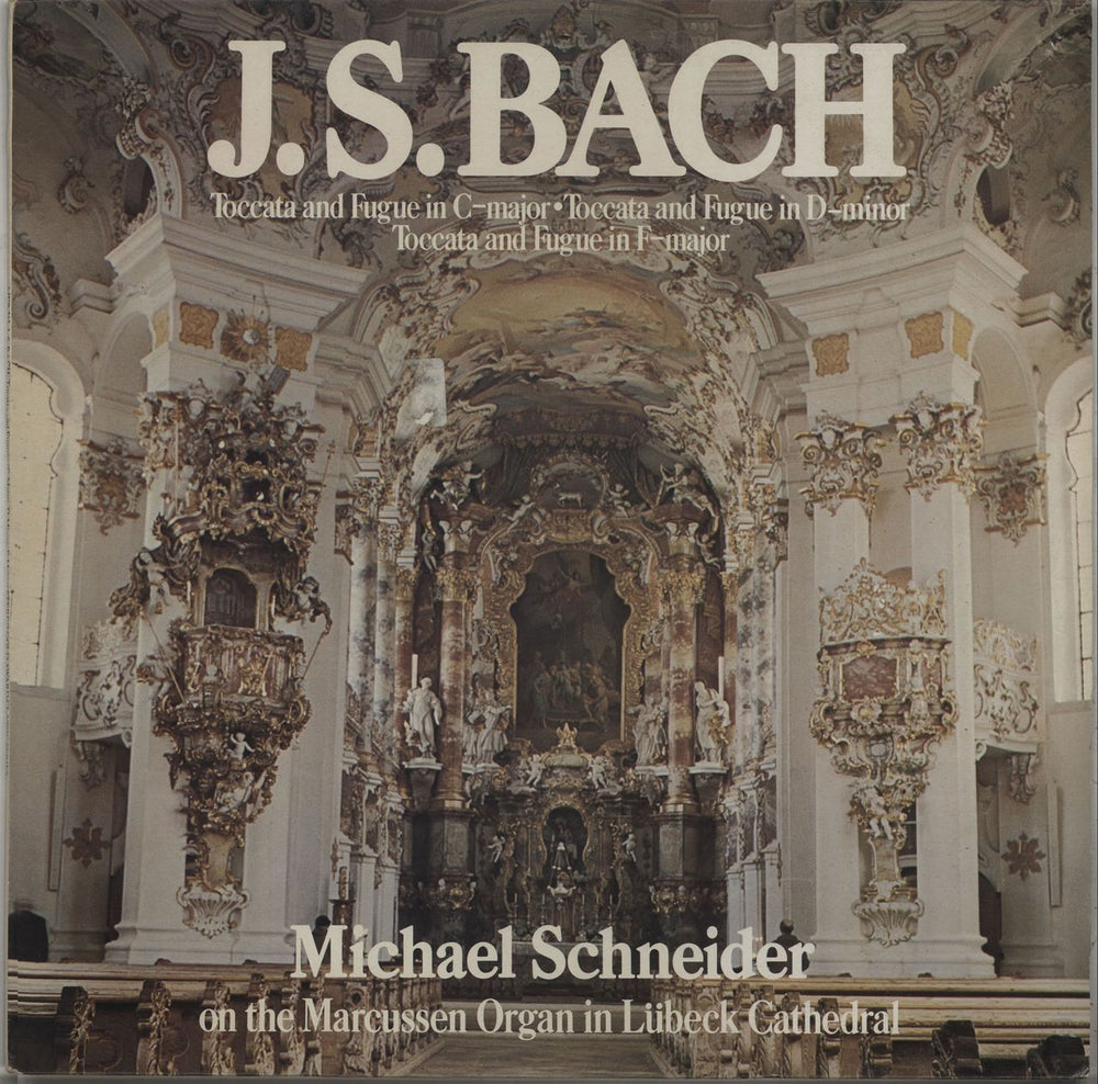 Michael Schneider J.S. Bach UK vinyl LP album (LP record) MER213