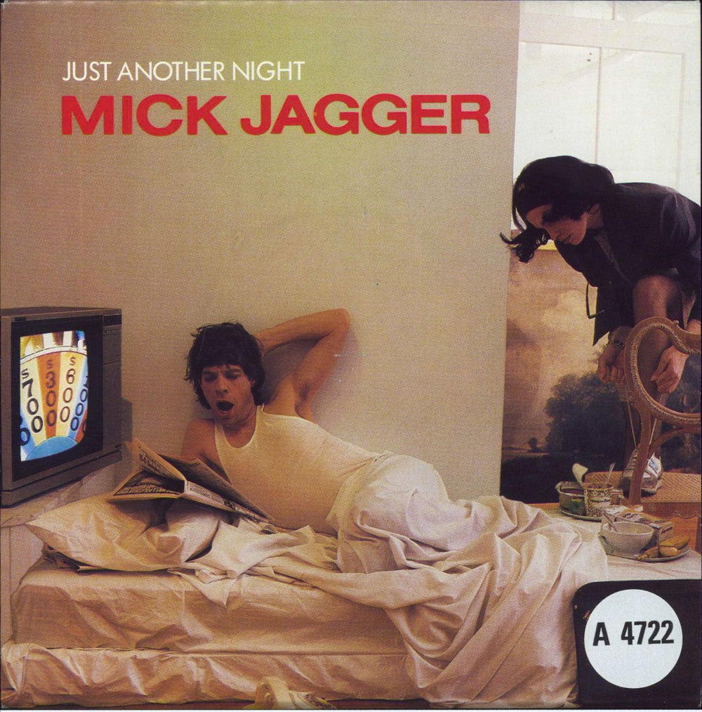 Mick Jagger Just Another Night Dutch 7" vinyl single (7 inch record / 45) A4722