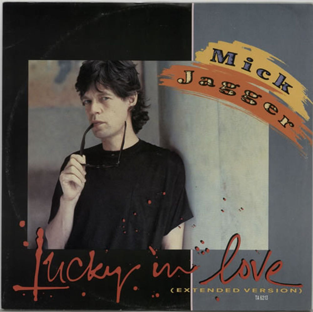 Mick Jagger Lucky In Love UK 12" vinyl single (12 inch record / Maxi-single) TA6213