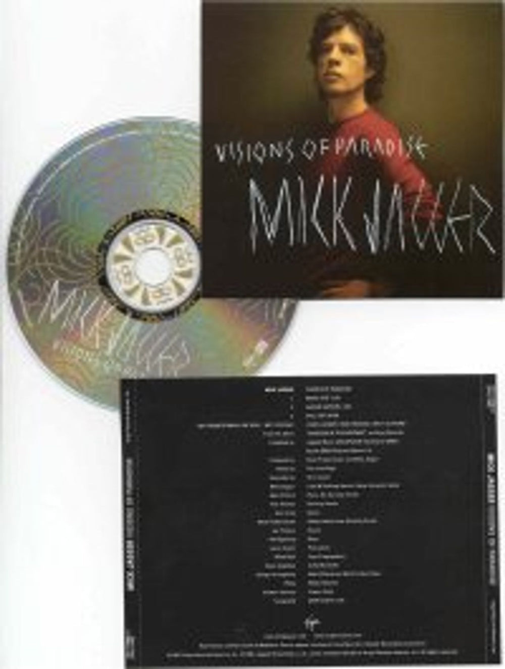 Mick Jagger Visions Of Paradise US Promo CD single (CD5 / 5") MKJC5VI204032