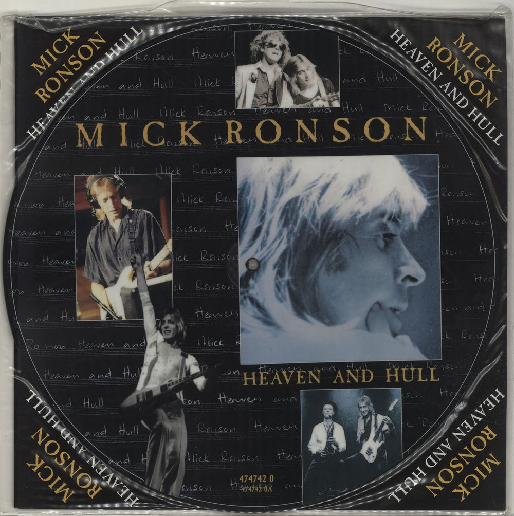 Mick Ronson Heaven And Hull UK picture disc LP (vinyl picture disc album) 4747420