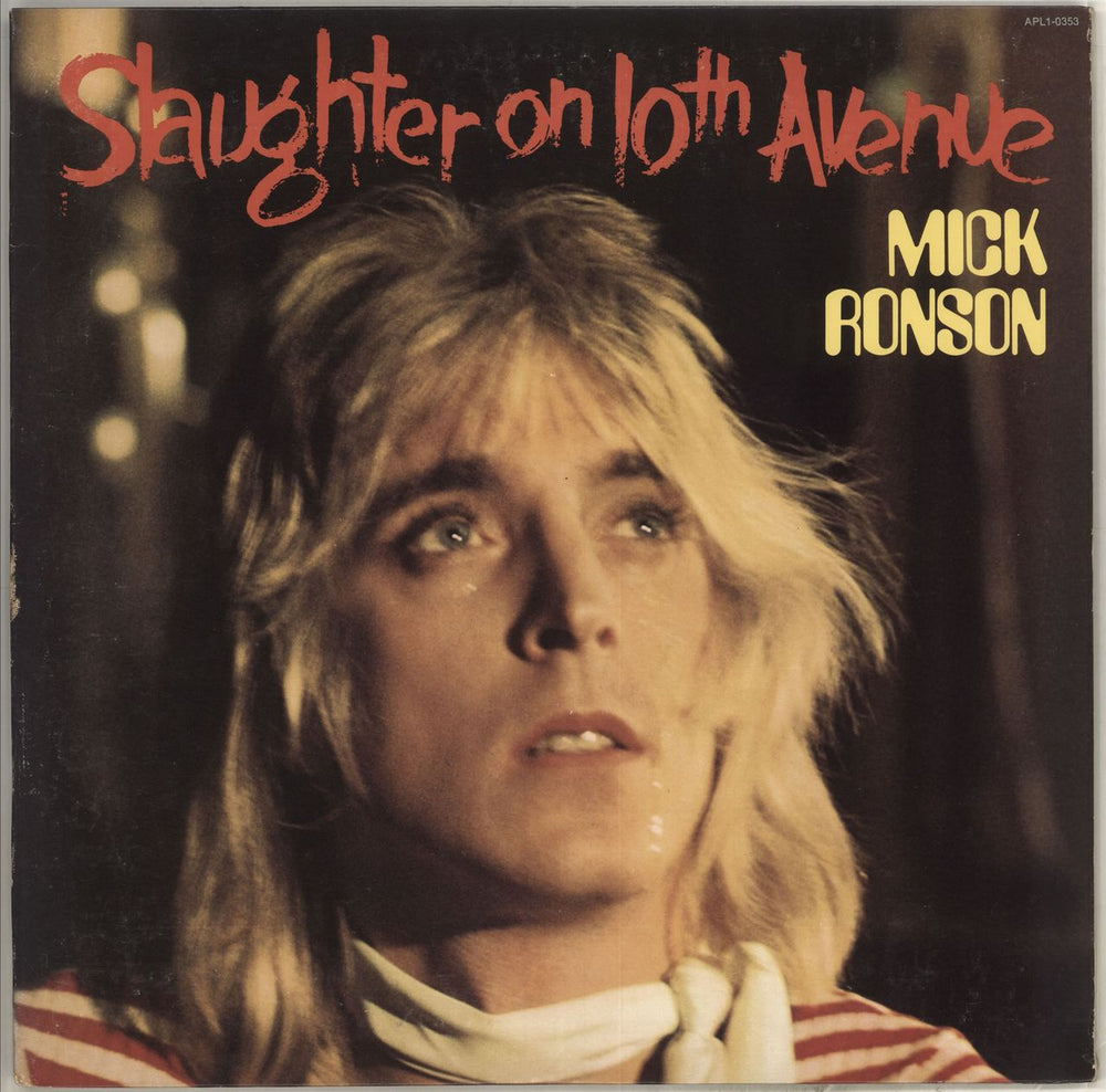 Mick Ronson Slaughter On 10th Avenue US vinyl LP album (LP record) APL1-0353