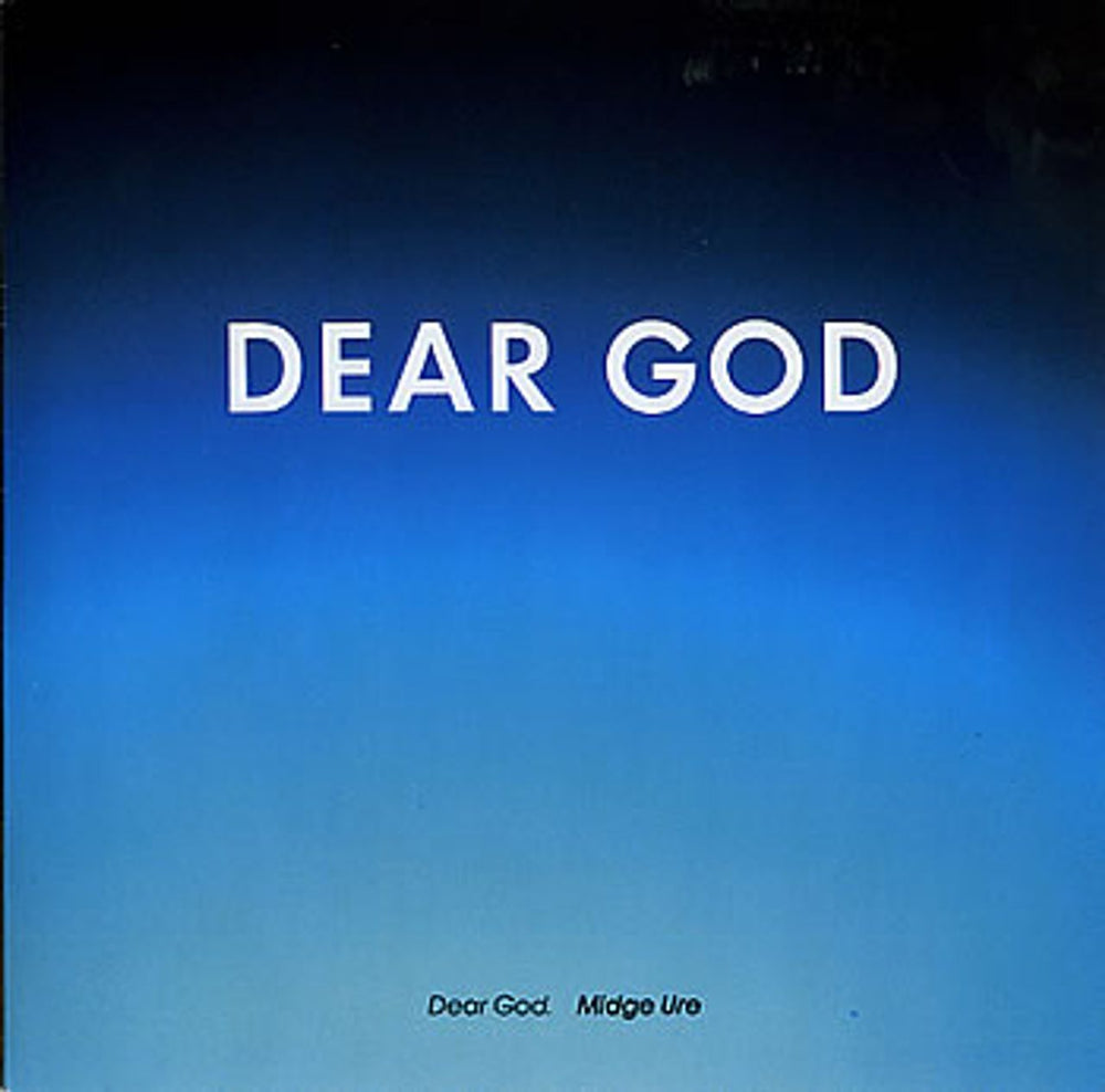 Midge Ure Dear God UK 7" vinyl single (7 inch record / 45) URE6