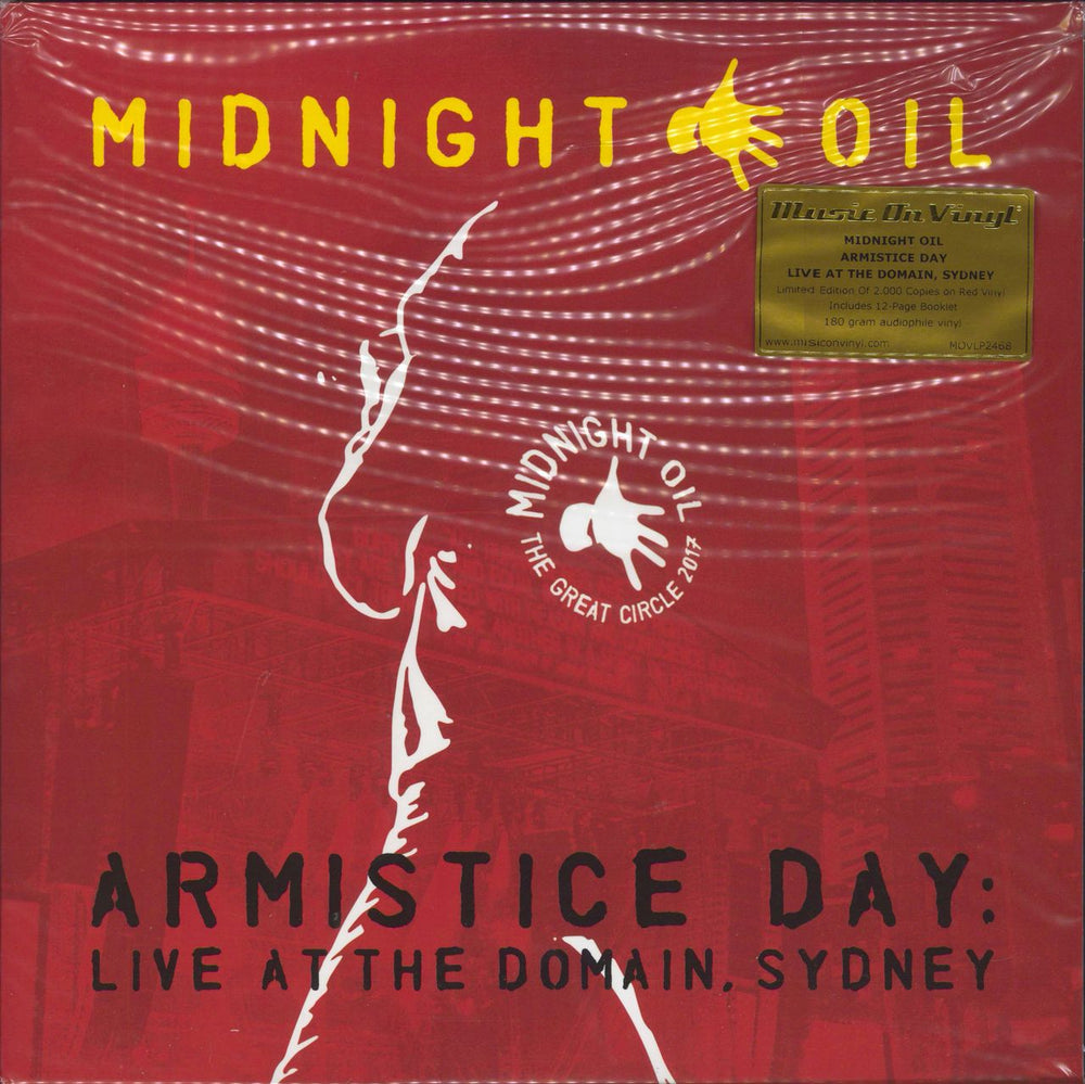 Midnight Oil Armistice Day: Live At The Domain, Sydney UK 3-LP vinyl record set (Triple LP Album) MOVLP2468