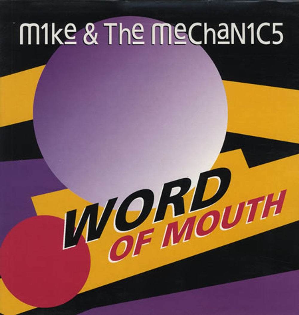 Mike & The Mechanics Word Of Mouth UK 12" vinyl single (12 inch record / Maxi-single) VST1345