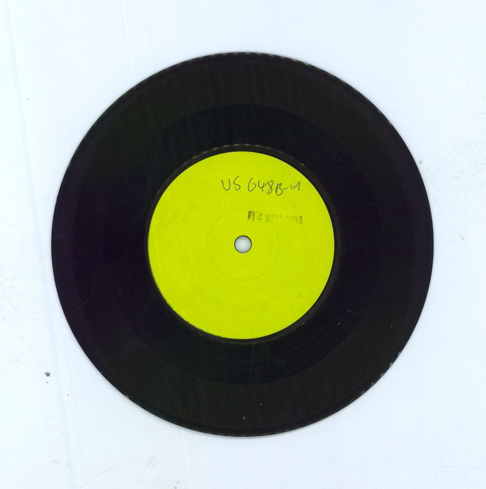 Mike Oldfield Crime Of Passion - Pair 1-sided Test Pressing UK 7" vinyl single (7 inch record / 45) VS648