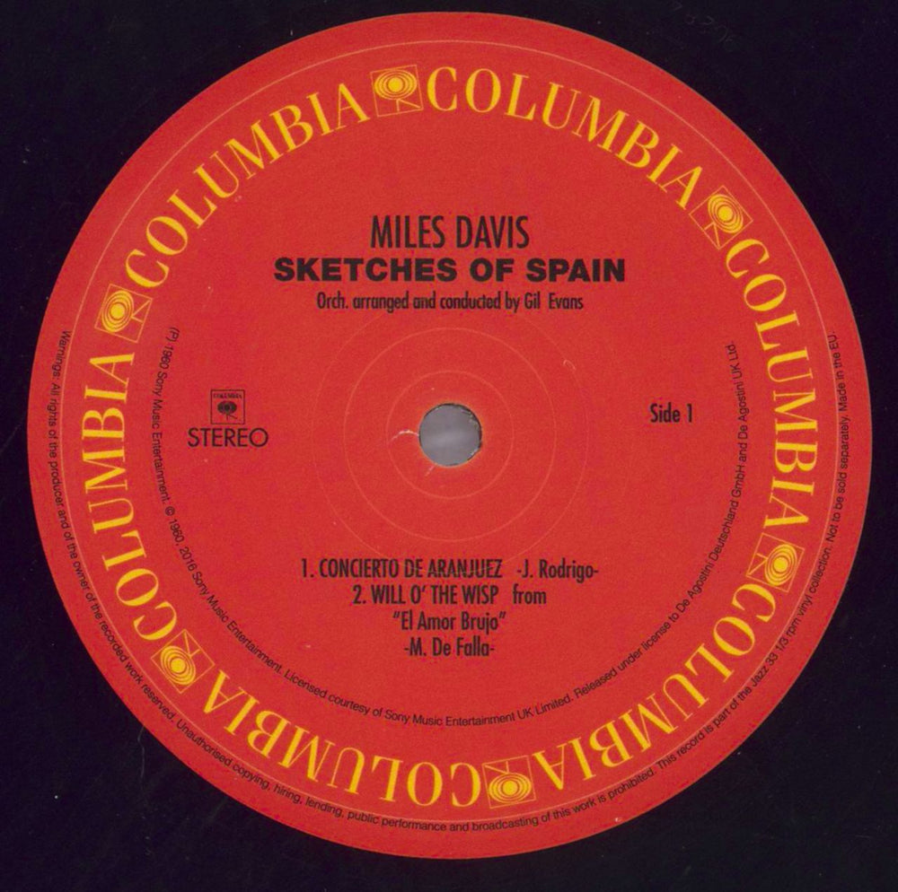 Miles Davis Sketches Of Spain - 180gm Vinyl UK vinyl LP album (LP record) MDALPSK821431