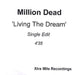 Million Dead Living The Dream UK CD-R acetate CD-R ACETATE