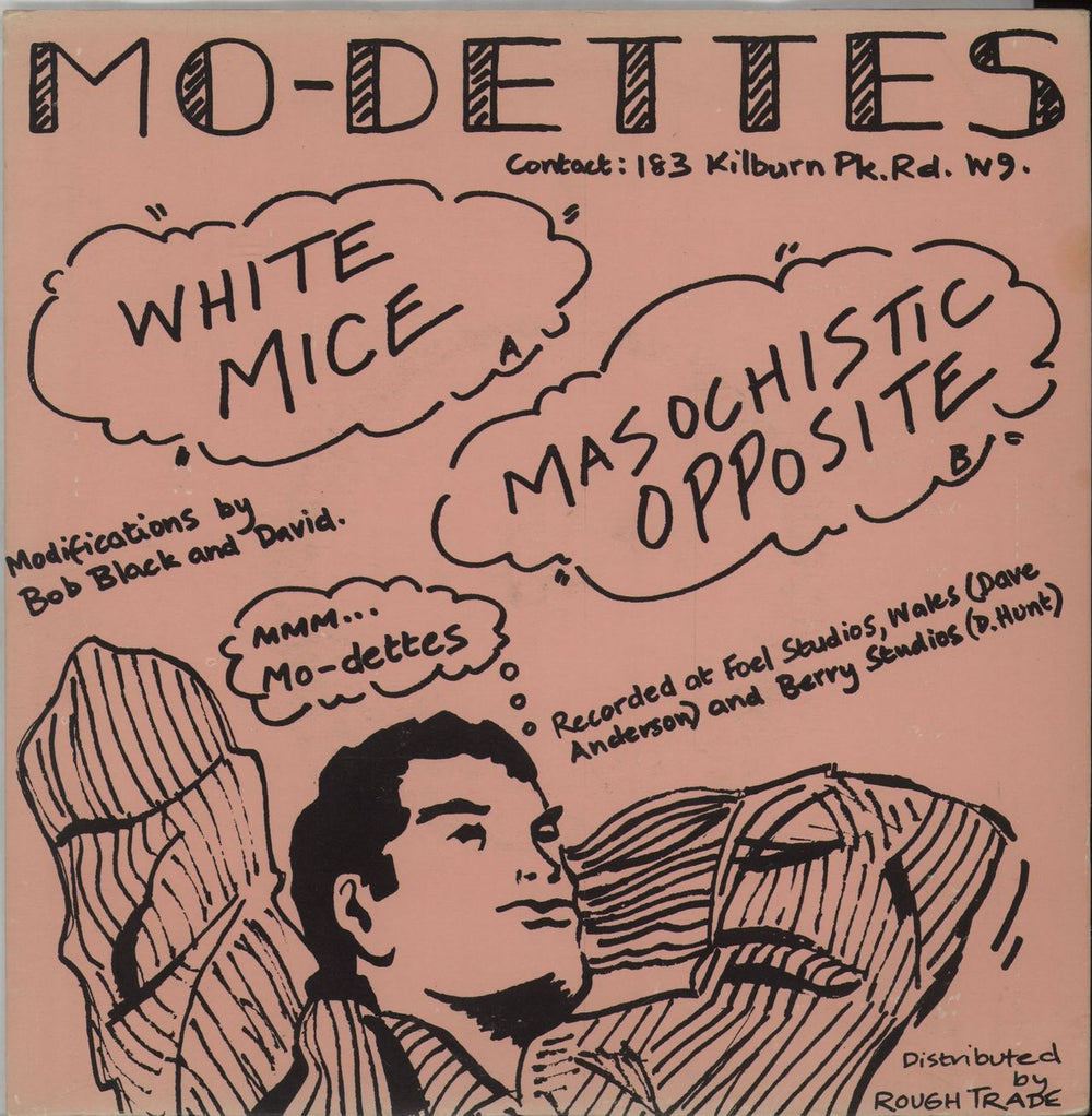 Mo-dettes White Mice UK 7" vinyl single (7 inch record / 45) MODE1