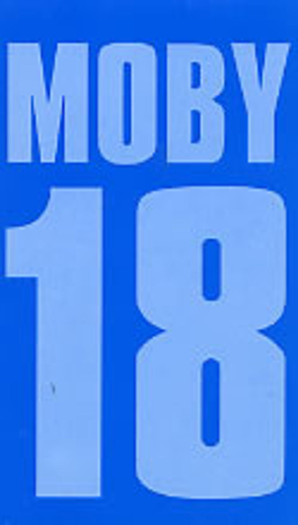 Moby Eighteen UK Promo memorabilia NOTEBOOK