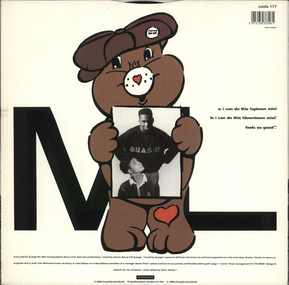 Monie Love I Can Do This UK 12" vinyl single (12 inch record / Maxi-single) 5013136333961