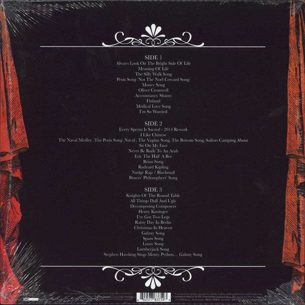 Monty Python Monty Python Sings (Again) - 50th Anniversary - Sealed UK 2-LP vinyl record set (Double LP Album) 602577837593