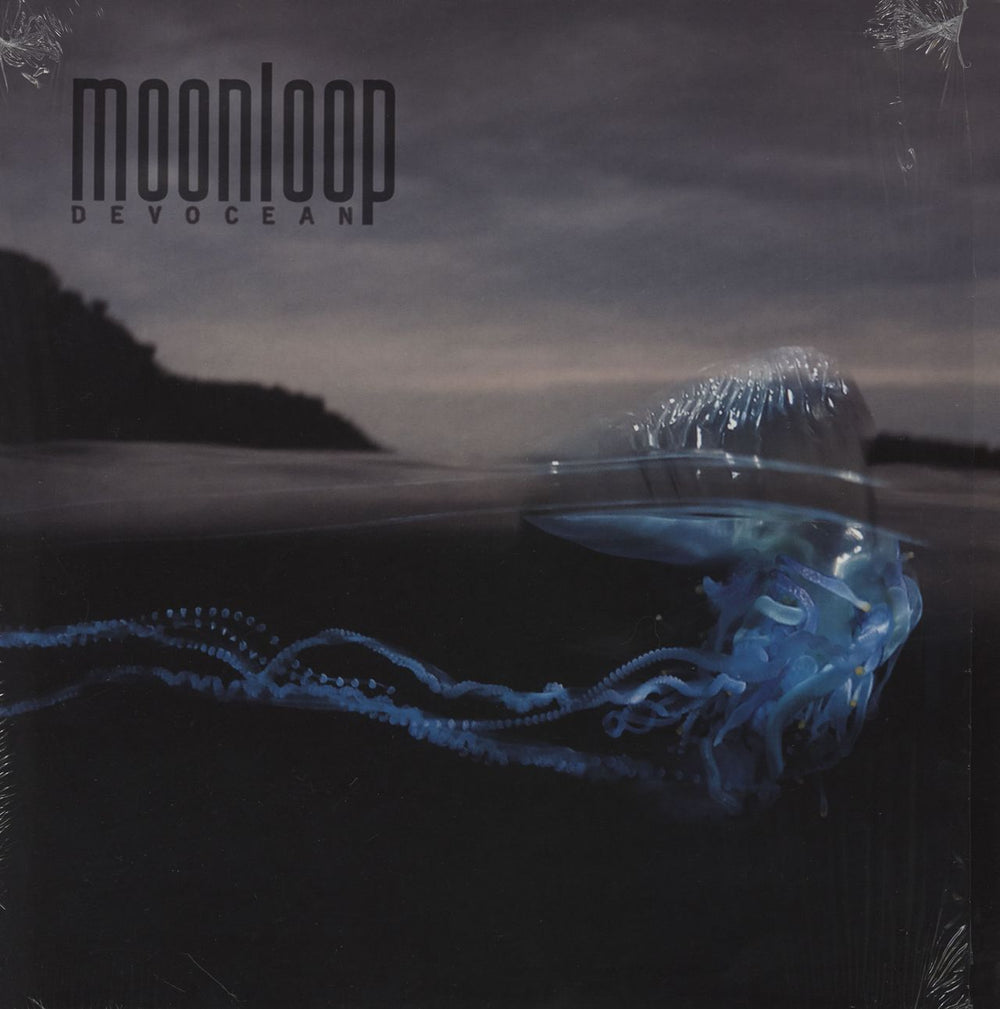 Moonloop Devocean - Blue Vinyl UK vinyl LP album (LP record) POSH360