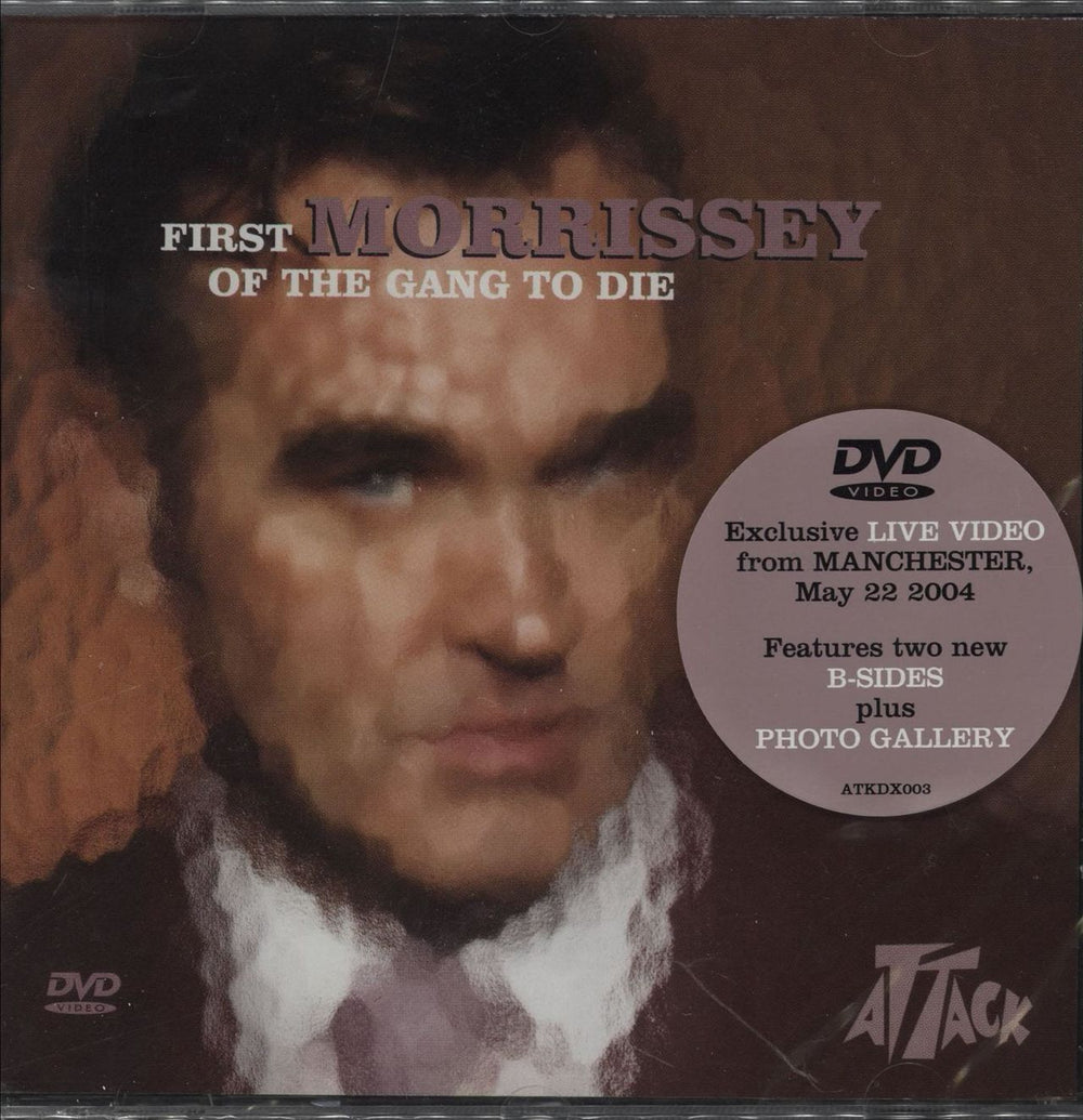 Morrissey First Of The Gang To Die UK CD/DVD single set MORSDFI290973