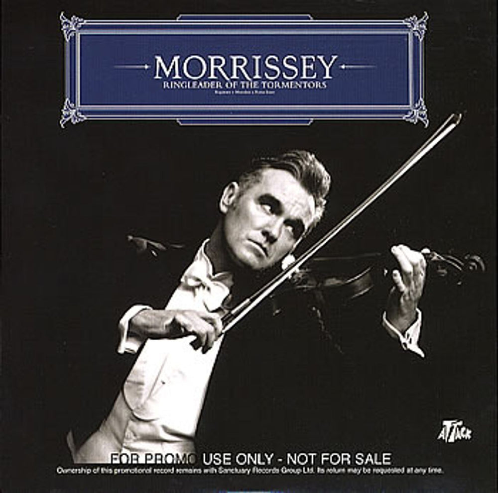 Morrissey Ringleader Of The Tormentors UK Promo CD album (CDLP) ATKPR016