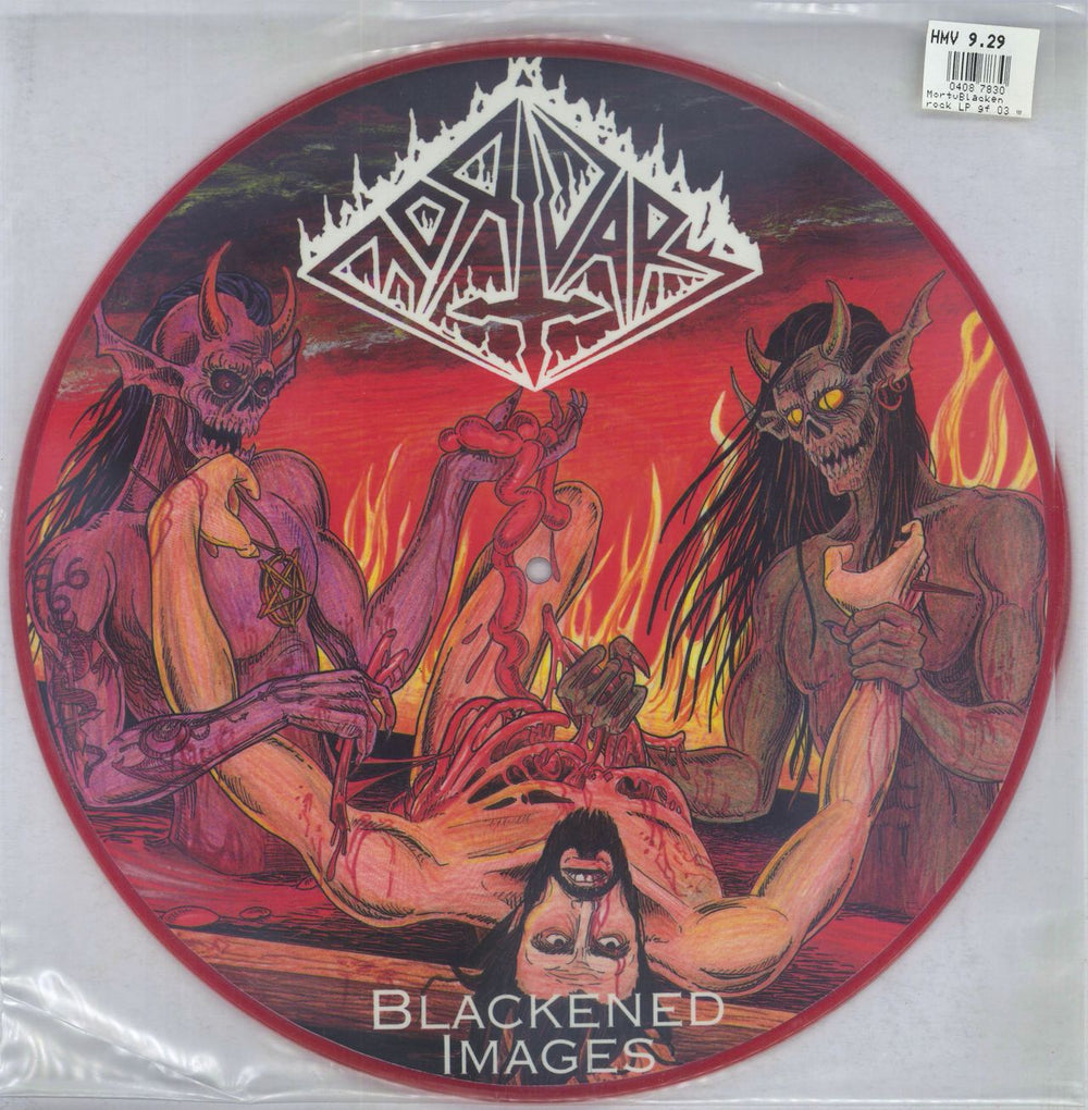 Mortuary Blackened Images German picture disc LP (vinyl picture disc album) 354.0008.1-30