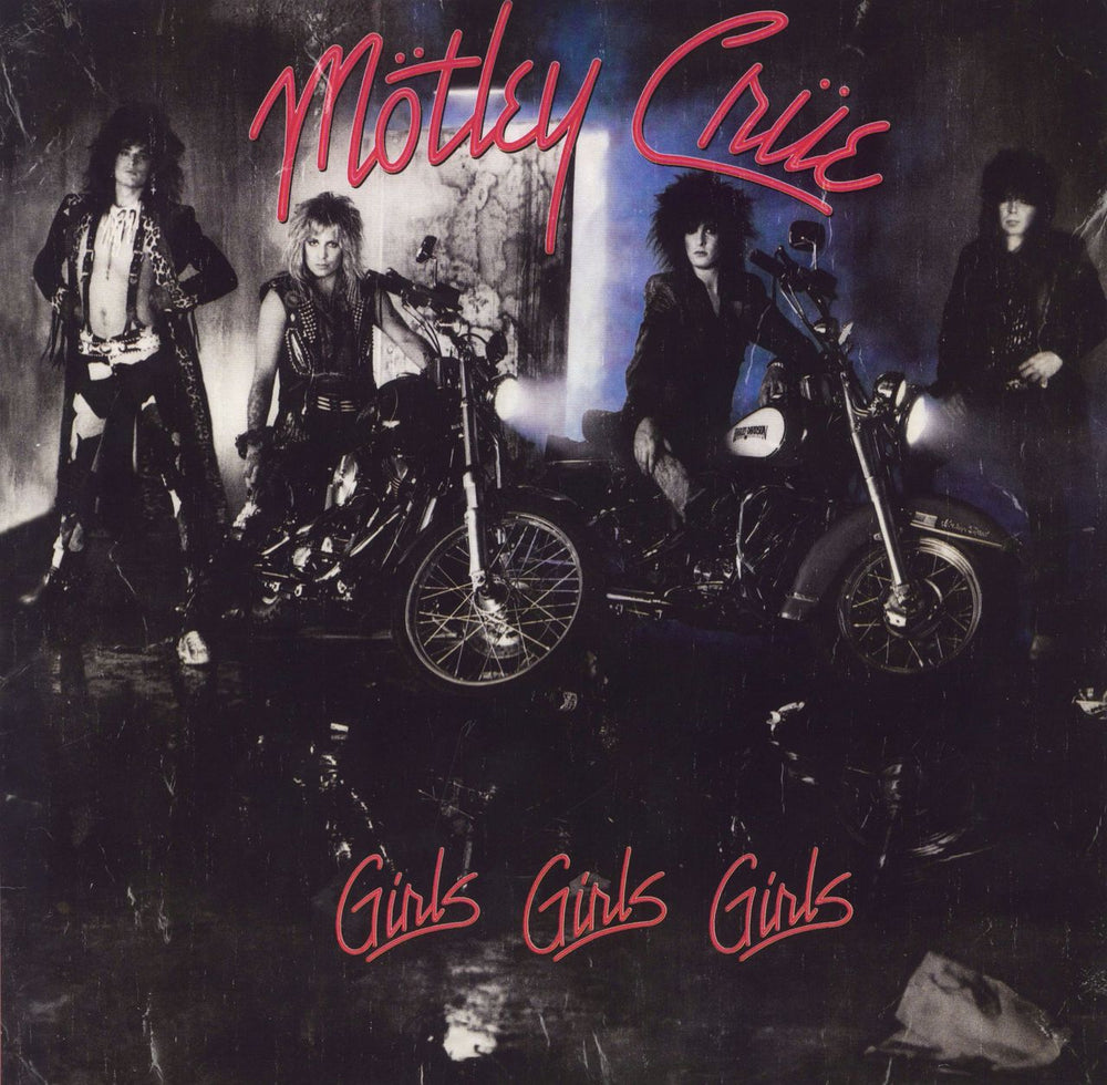 Motley Crue Girls Girls Girls - 40th Anniversary Remaster US vinyl LP album (LP record) EKT39