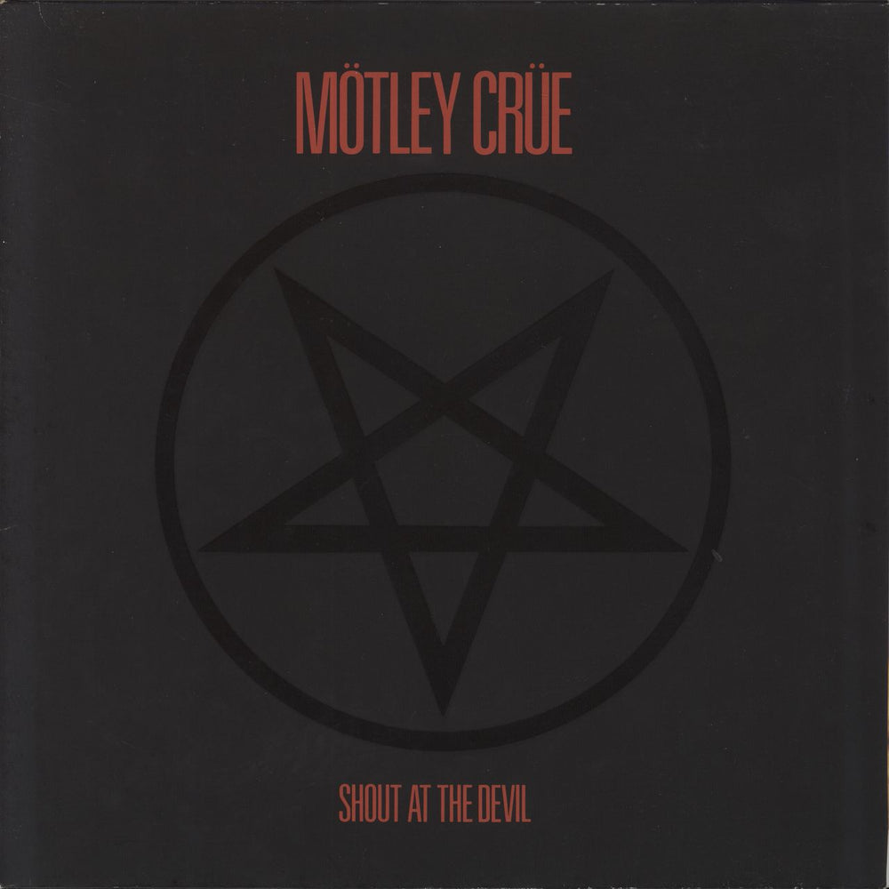 Motley Crue Shout At The Devil - 1st - EX German vinyl LP album (LP record) 96-0289-1