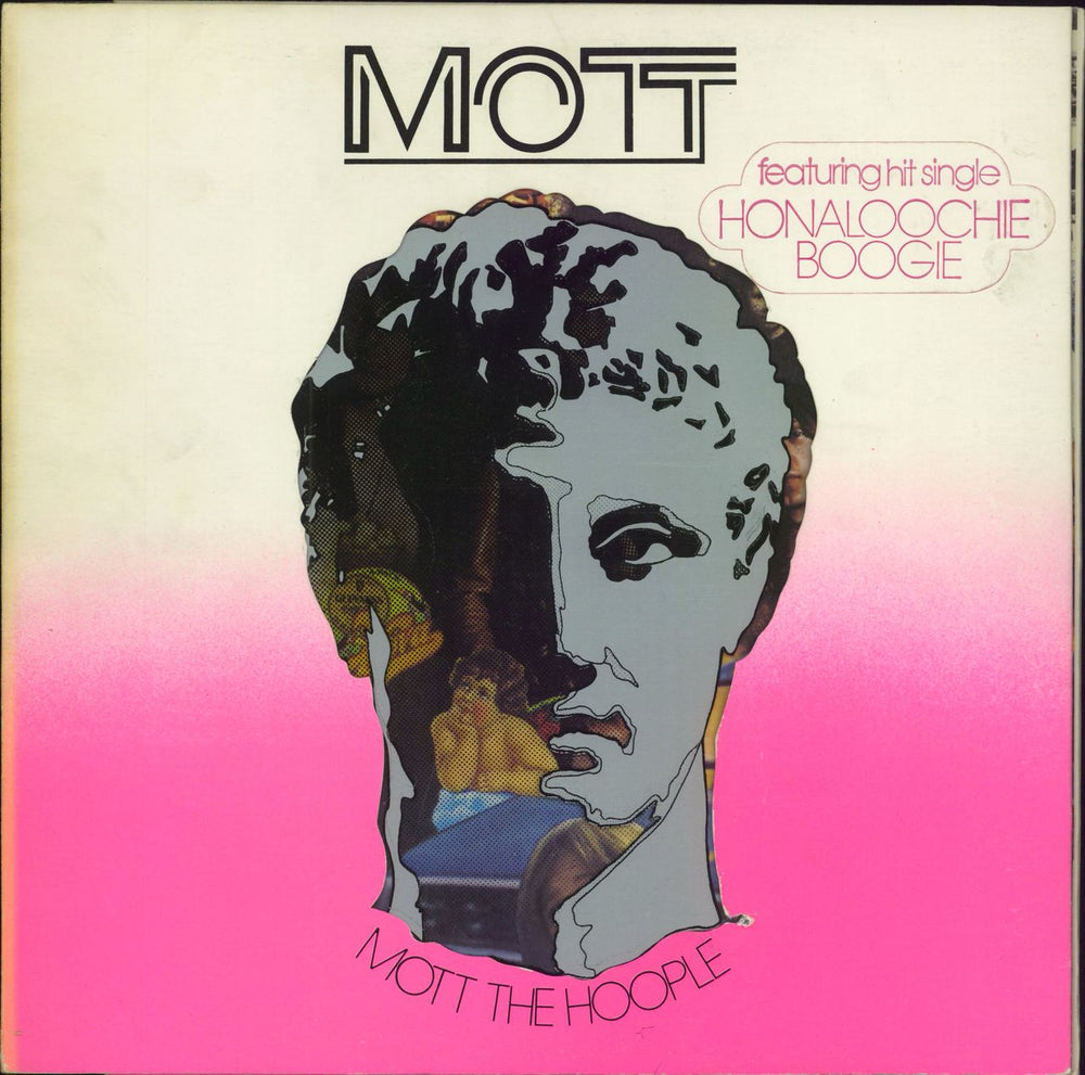 Mott The Hoople Mott - 1st + Inner - Stickered - EX UK vinyl LP album (LP record) 69038