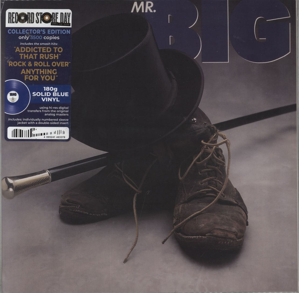 Mr Big (US) Mr Big - RSD - 180 Gram Blue Vinyl UK vinyl LP album (LP record) EVLP037