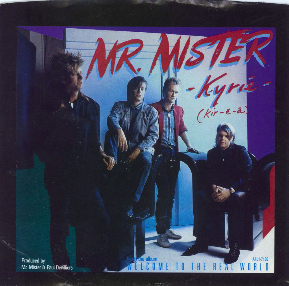 Mr Mister Kyrie US 7" vinyl single (7 inch record / 45) PB14258