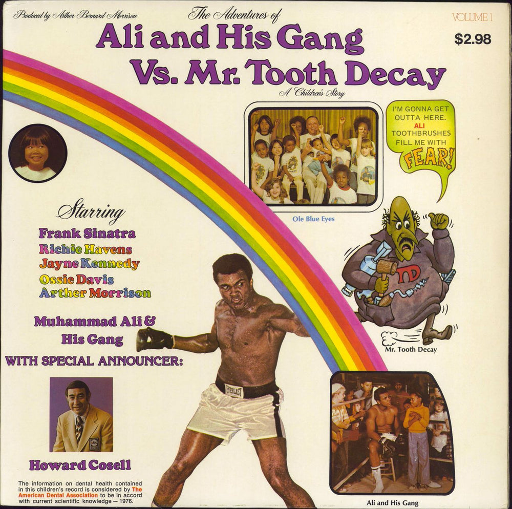 Muhammad Ali Ali & His Gang Vs. Mr. Tooth Decay US vinyl LP album (LP record) ALI-1