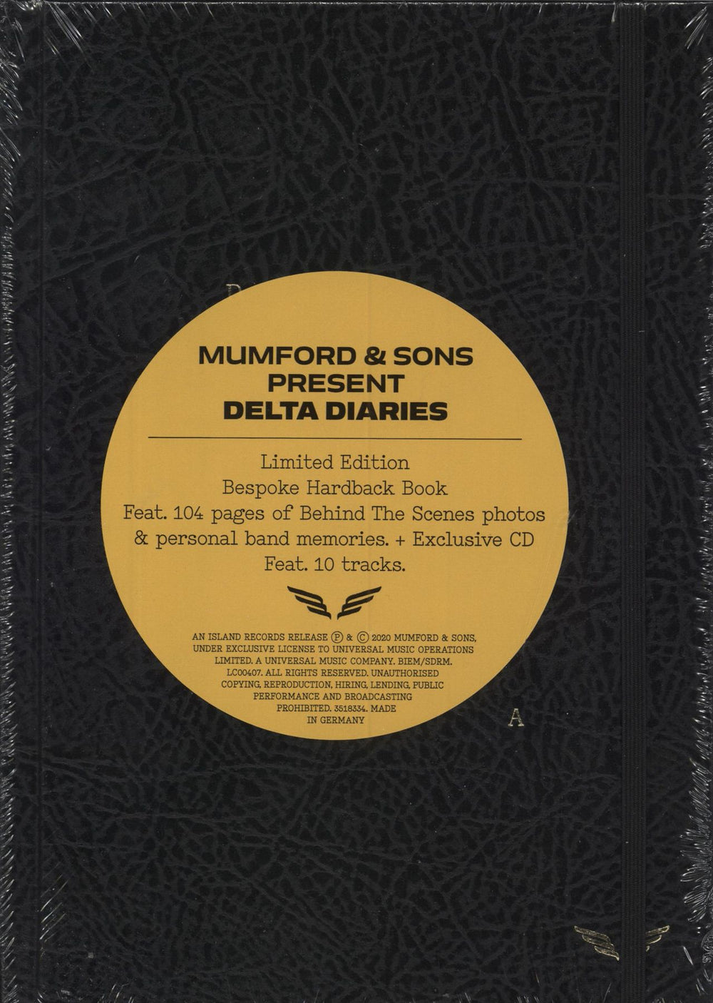 Mumford & Sons Delta Diaries - Sealed Hardback Book UK CD album (CDLP) 3518334