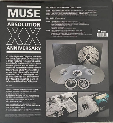 レコードMUSE Absolution XX Anniversary BOX CD LP