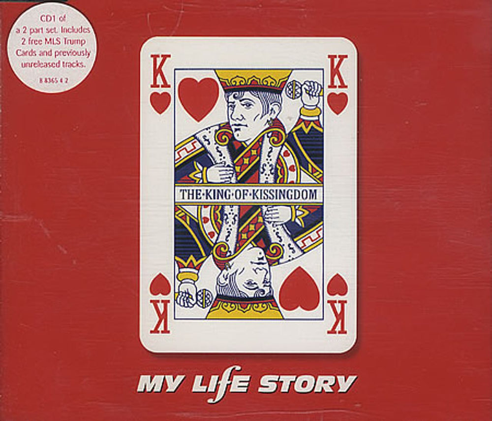 My Life Story The King Of Kissingdom UK CD single (CD5 / 5") CDRS6457