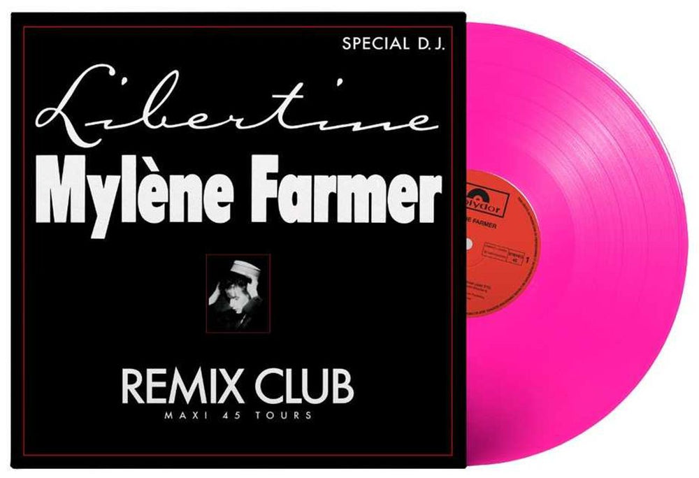 Mylene Farmer Libertine - Remix Club - Pink Vinyl - Sealed French 12" vinyl single (12 inch record / Maxi-single) 5384417