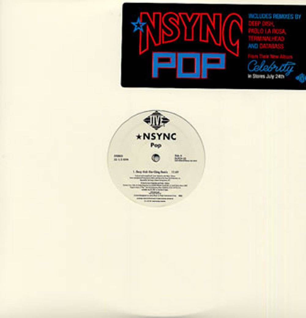 N Sync Pop - Double Pack US Promo 12" vinyl single (12 inch record / Maxi-single) DUTCH-32