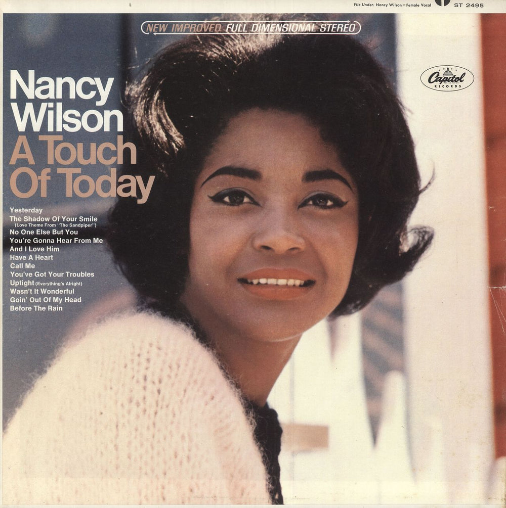 Nancy Wilson (Jazz) A Touch Of Today - 1st UK vinyl LP album (LP record) ST2495