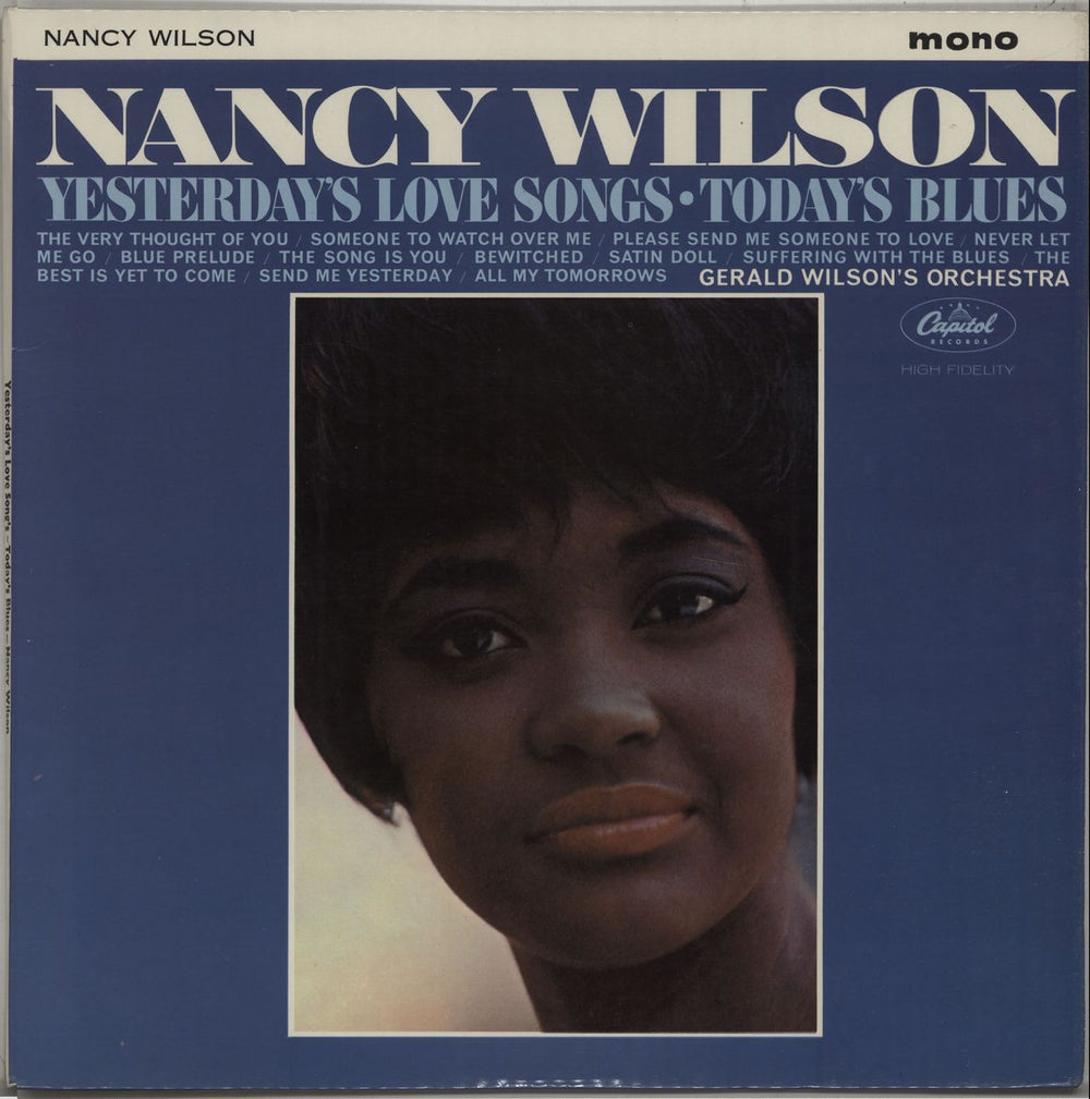 Nancy Wilson (Jazz) Yesterday's Love Songs - Today's Blues UK vinyl LP album (LP record) T2012