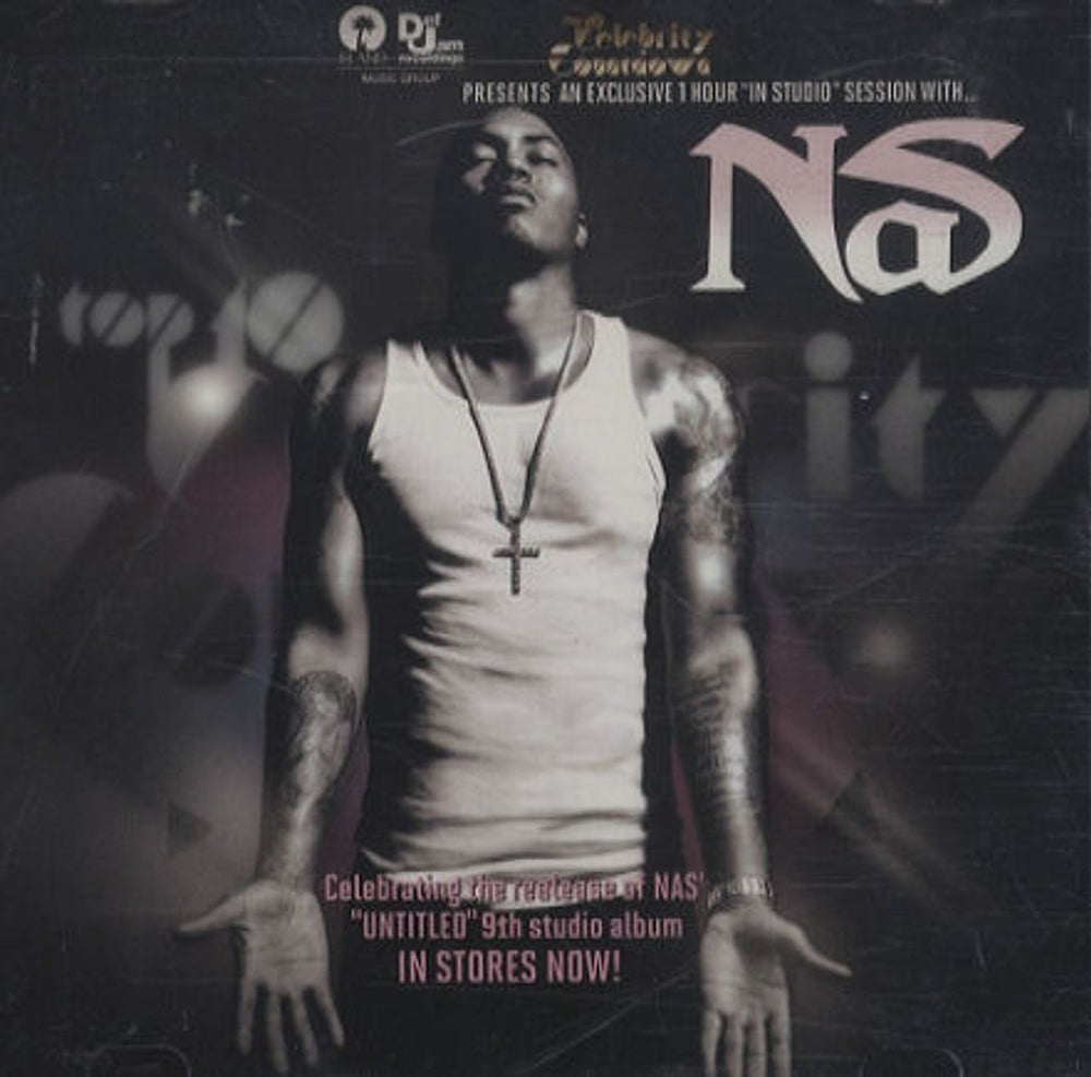 Nas An Exclusive 1 Hour 'In Studio' Session With Nas + Hero US Promo CD-R acetate N-SCRAN444082