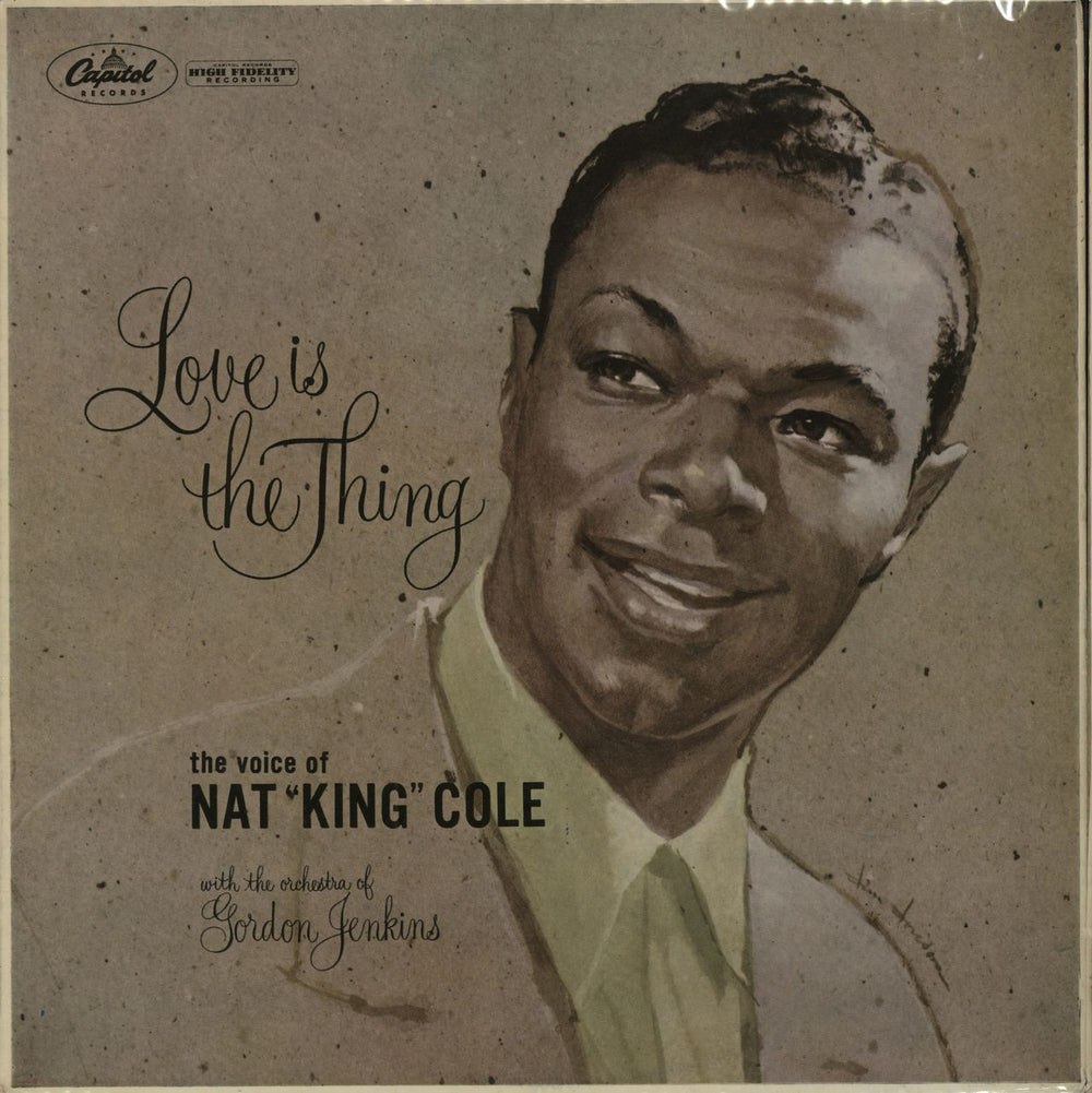 Nat King Cole Love Is The Thing - 1st - EX UK vinyl LP album (LP record) LCT6129