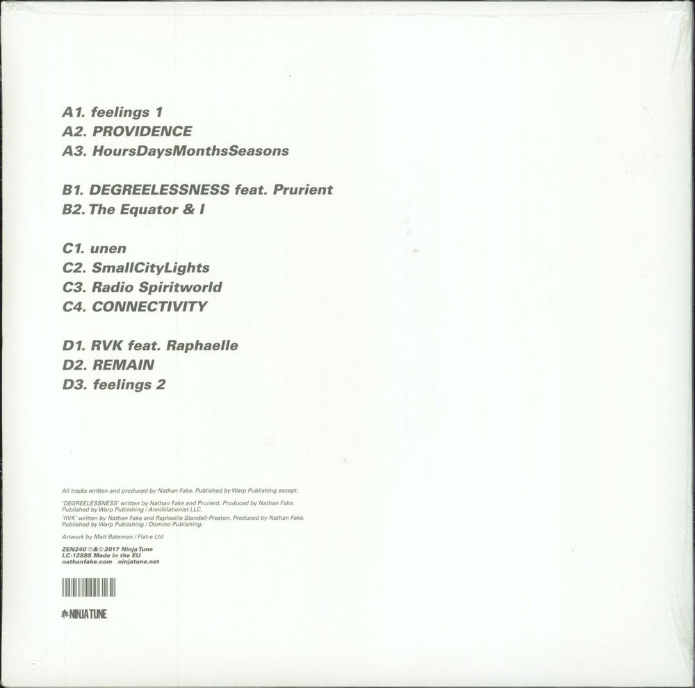 Nathan Fake Providence - Sealed UK 2-LP vinyl record set (Double LP Album) 5054429006162