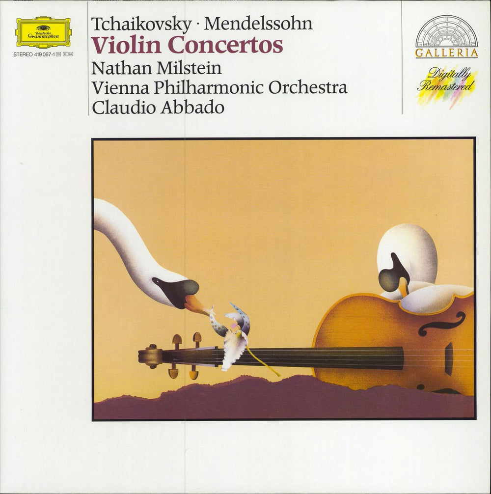 Nathan Milstein Tchaikovsky / Mendelssohn Violin Concertos German vinyl LP album (LP record) 419067-1