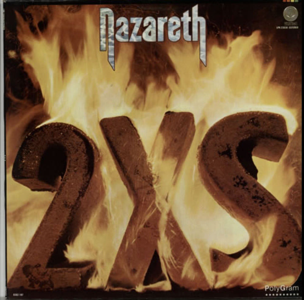 Nazareth 2XS Mexican vinyl LP album (LP record) 6302197