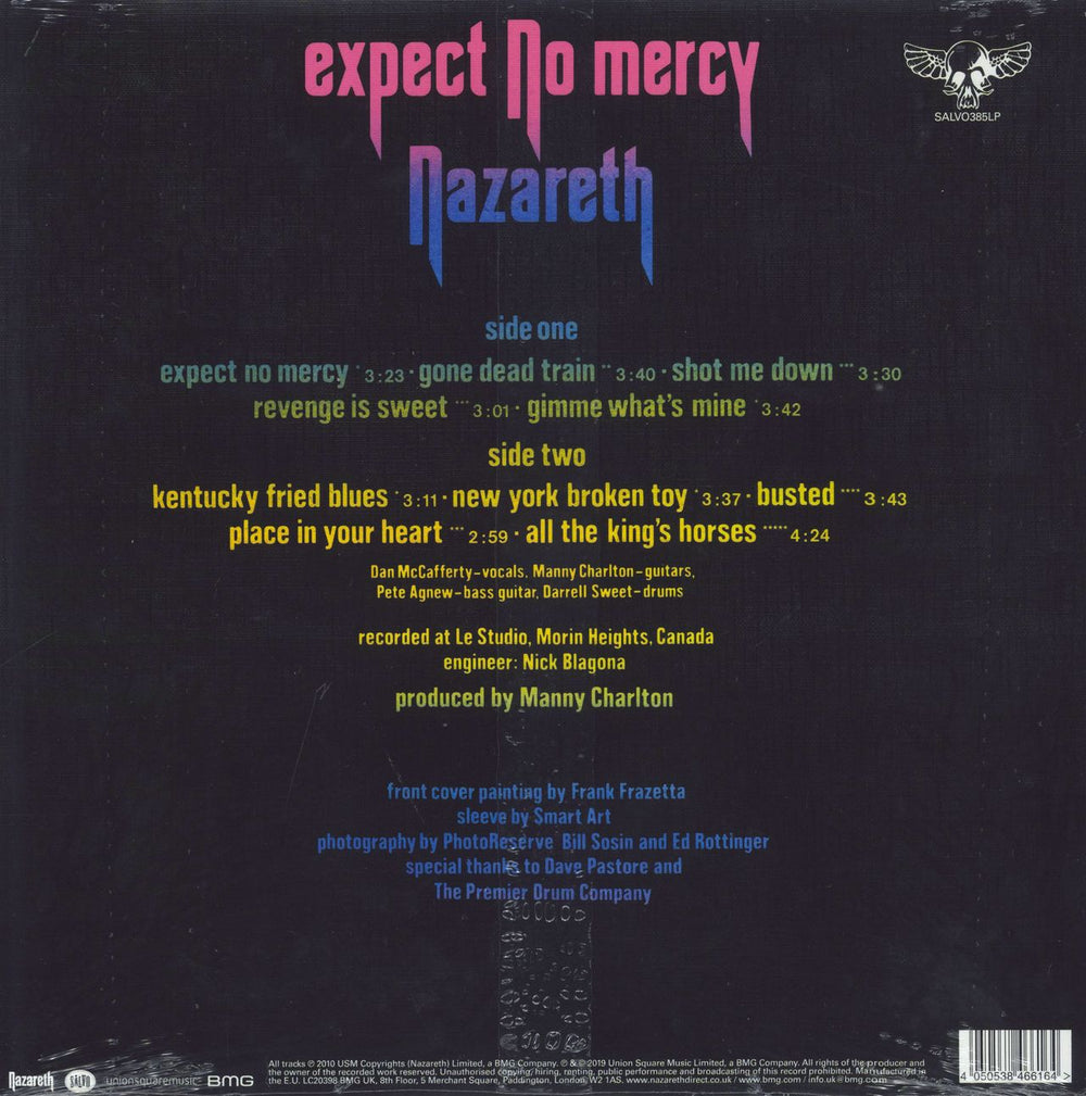 Nazareth Expect No Mercy - Pink Vinyl - Sealed UK vinyl LP album (LP record)