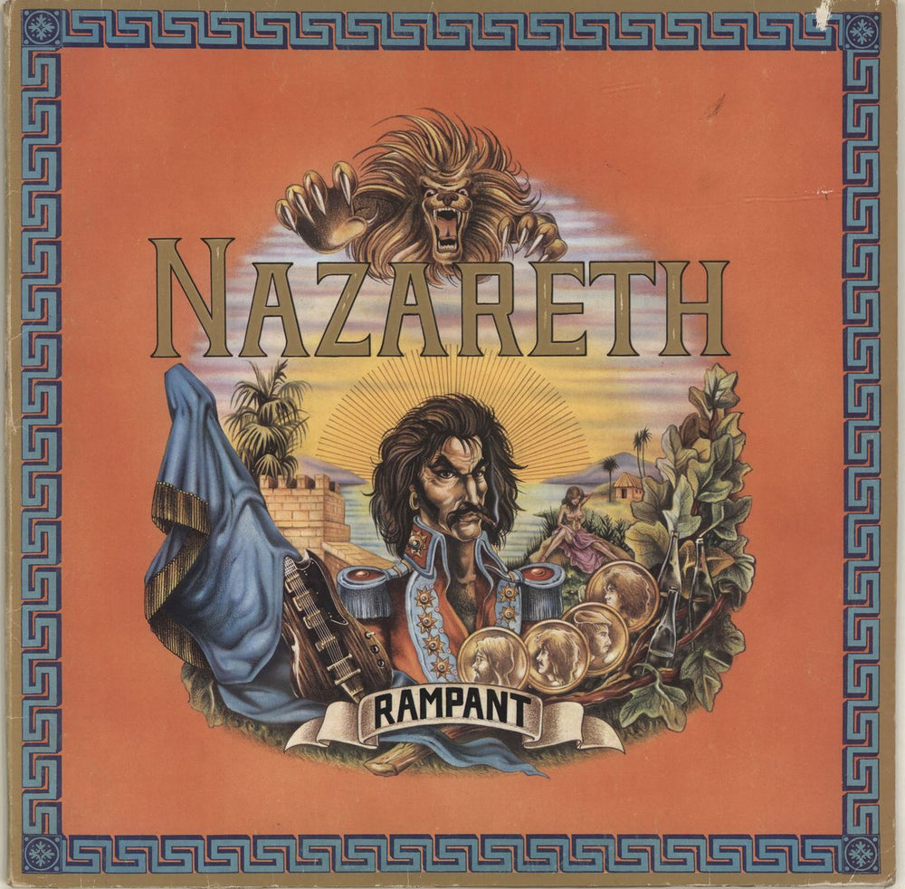 Nazareth Rampant - VG UK vinyl LP album (LP record) CREST15
