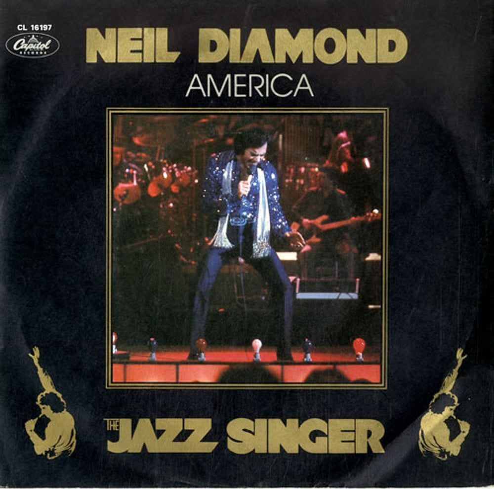 Neil Diamond America UK 7" vinyl single (7 inch record / 45) CL16197