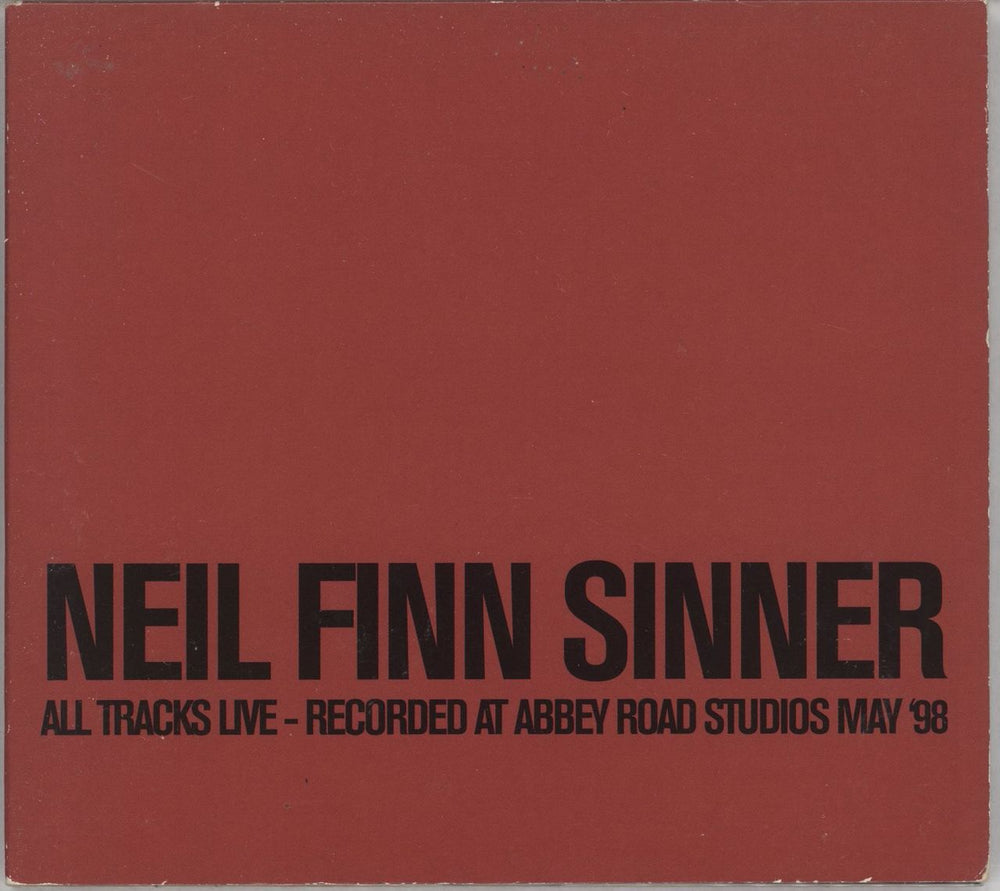 Neil Finn Sinner - 2 x CD UK 2-CD single set (Double CD single) NFN2SSI122678