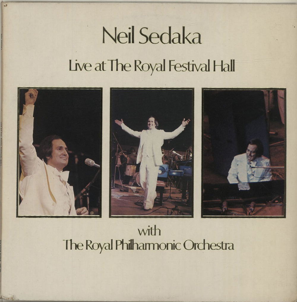 Neil Sedaka Live At The Royal Festival Hall UK vinyl LP album (LP record) 2383299