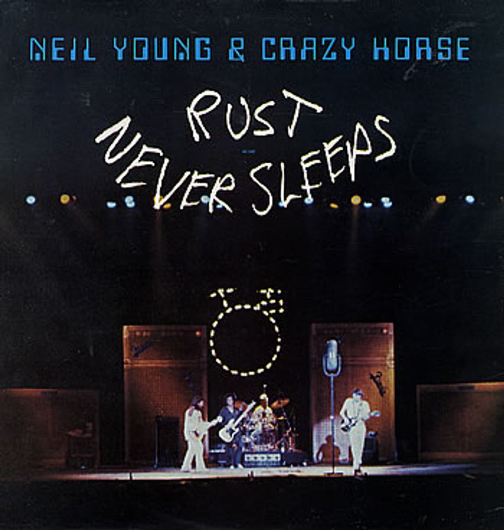 Neil Young Rust Never Sleeps - Complete UK vinyl LP album (LP record) K54105