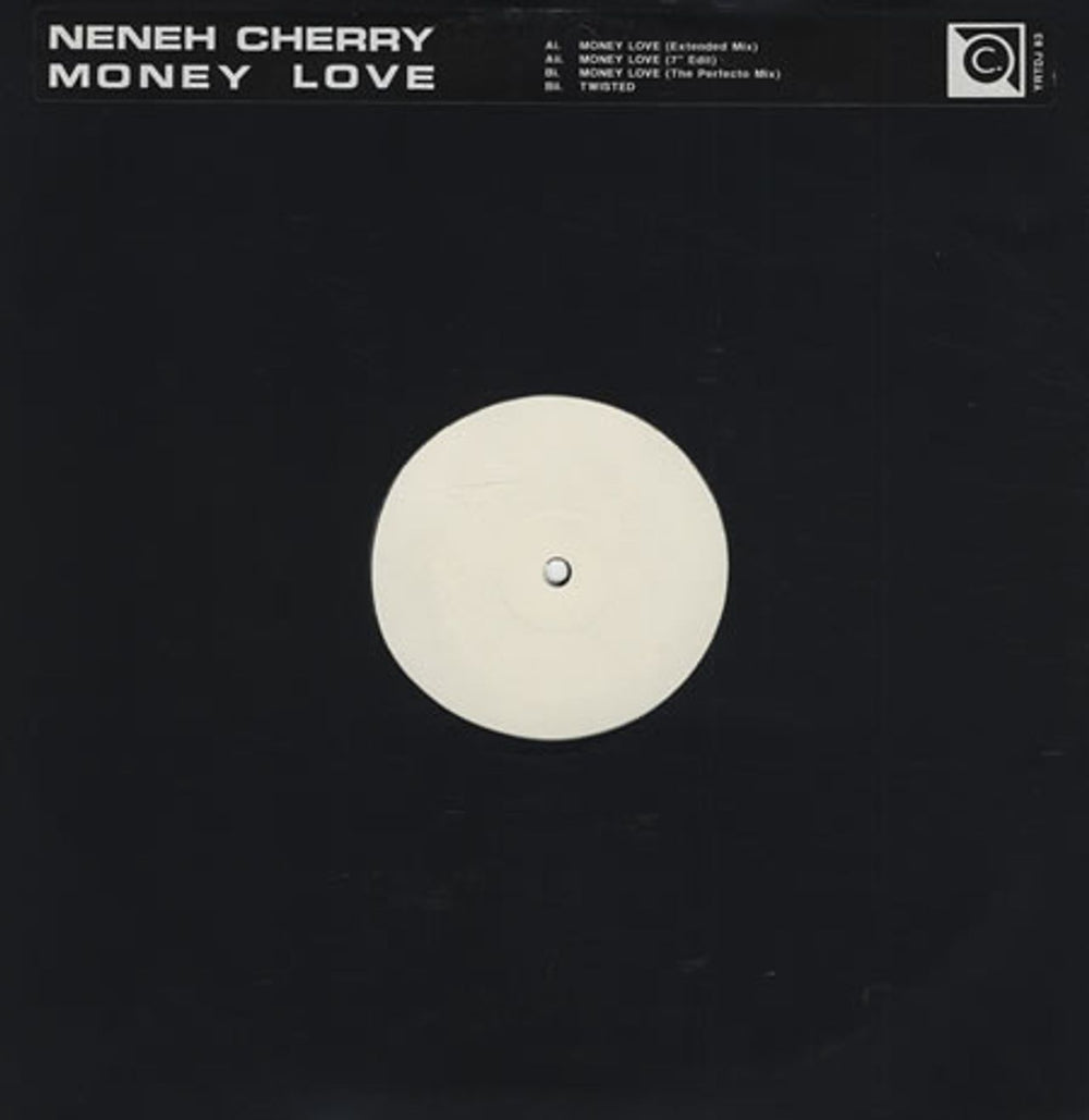 Neneh Cherry Money Love UK Promo 12" vinyl single (12 inch record / Maxi-single) YRTDJ83