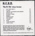 NERD Fly Or Die UK Promo CD-R acetate CD-R ACETATE