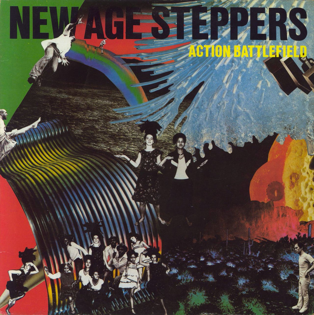 New Age Steppers Action Battlefield UK vinyl LP album (LP record) STATLP2